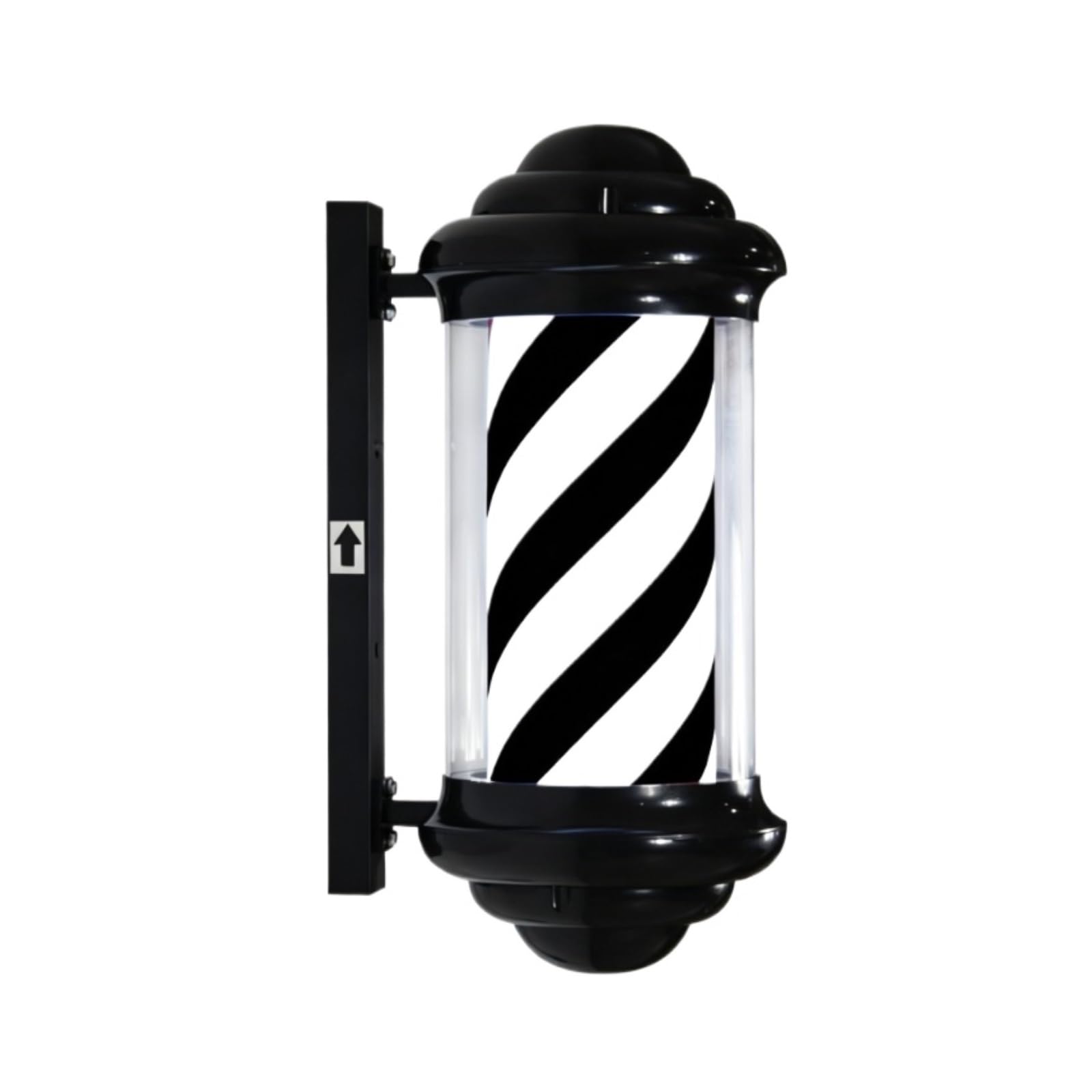 Barber Pole Rotating LED Strips Light Traditional Barber Pole