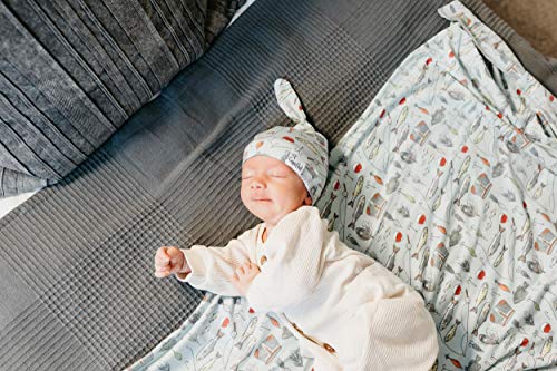 Image of Copper Pearl Swaddle Blankets for Newborns | Soft Stretchy Receiving Blankets for Boys and Girls | Large 46 x 46 Inch Baby Blankets | Lightweight and Breathable Swaddles | Trout