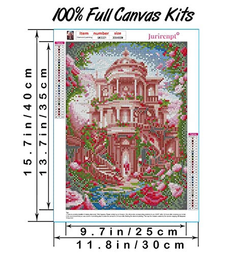 Jurirenpt Diamond Painting Kits For Adults,Diamond Art Kit,5D Diamond Painting Kit Full Drill Round For Wall Decor,Gift,Relaxing #TOP2