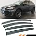 Cuztom Tuning Fits for 2018 2019 Subaru Crosstrek & 2017-2019 Impreza 5 Door Hatchback Smoke Window Visor Rain Guard Deflector