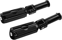 Vista 52 de TCT-MOTORPARTS Clavijas cromadas para estribera trasera para Harley Davidson Softail Fat Boy 18-25