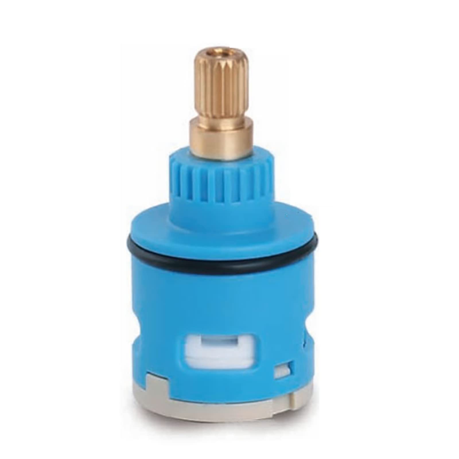 Ouhbndeaz O 28Mm Faucet Cartridge Replacement 22/25/26/28/33/35/40Mm Ceramic Disc Cartridge Faucet Water Mixer Tap Inner Control Kitchen Valve I-26Mm(O 28Mm)