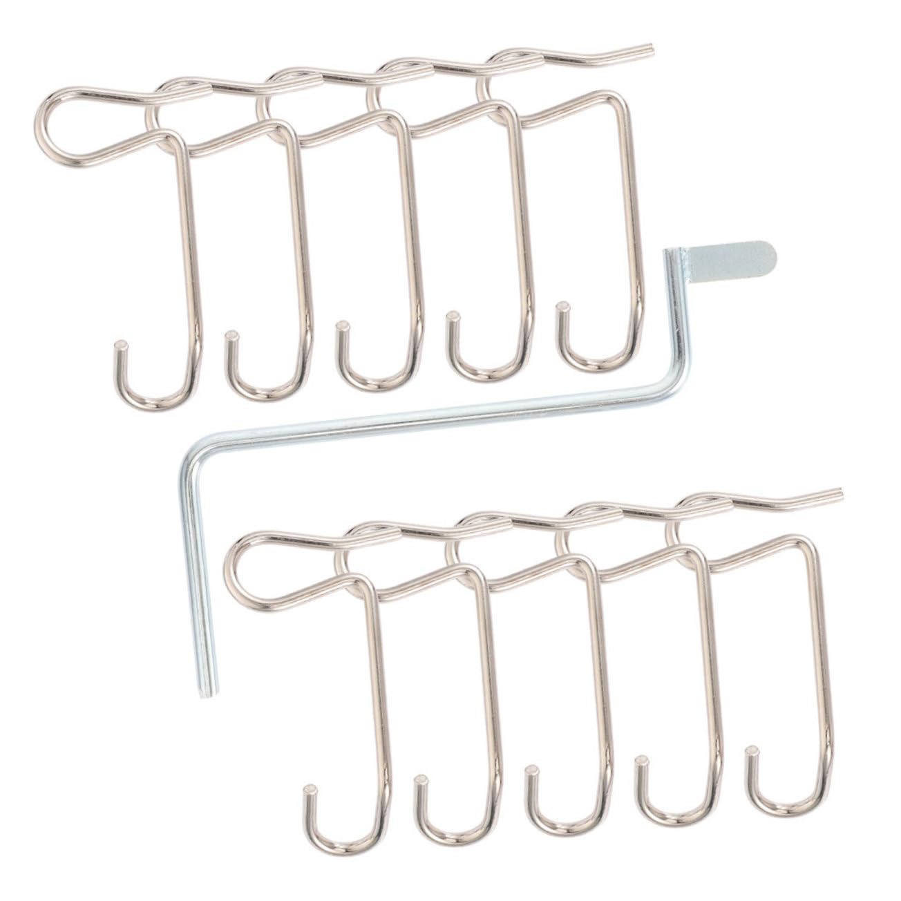 PartyKindom Lot de 1 Set de Set de Tendeur de Fil de Clôture en Acier Inoxydable, Tendeur de Câble Métallique pour Réparer et Maintenir la Stabilité des Clôtures