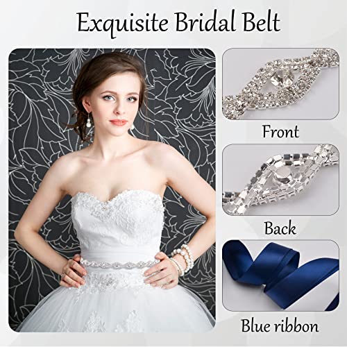 Bridal Belts Crystal Rhinestone Belt Bridesmaid Gown Sash for Women Accessories Dress Matching2