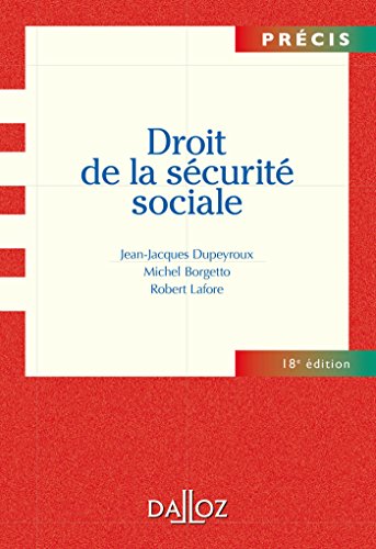 Télécharger Droit de la sécurité sociale - 18e éd. Livre PDF Gratuit