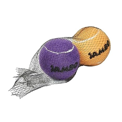 JAMBO PET Brinquedo Para Cachorro Bola de Tênis Média Macia e Resistente em Borracha