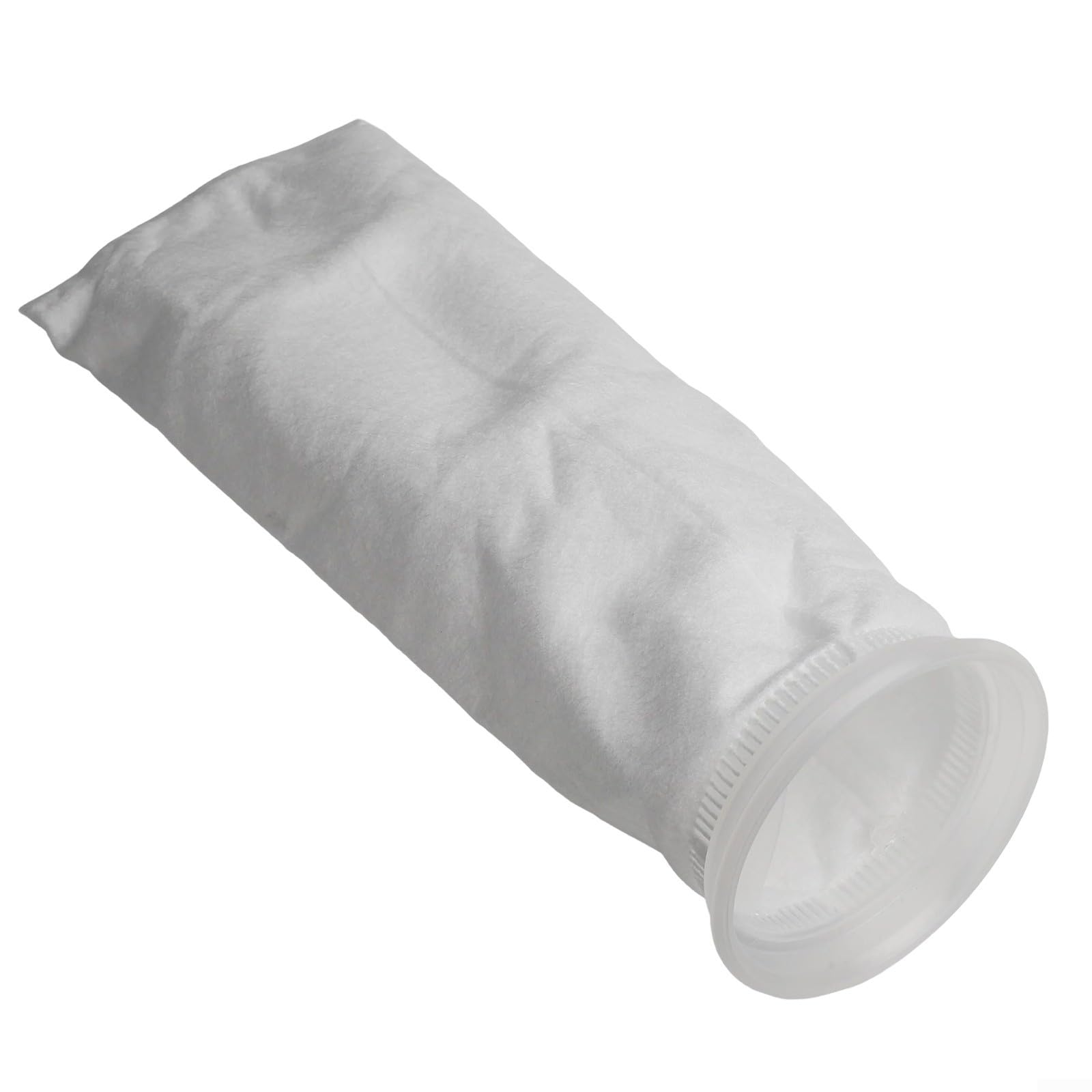 Water Treatment Filter Bags 25um 10um PP Non-Woven Reusable High Performance Heat-Set Wool Monofilament Fabric 6 Pack White(25um)