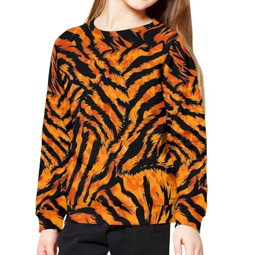 Boys Girls Crewneck Sweatshirt Fall Casual Long Sleeve Pullover For Kids4