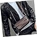 Veemoon Men's PU Leather Crossbody Bag Stylish Messenger Tote for Travel Retro Single Shoulder Bag Fashionable Small Size Versatile Use for Daily and Outdoor Activities