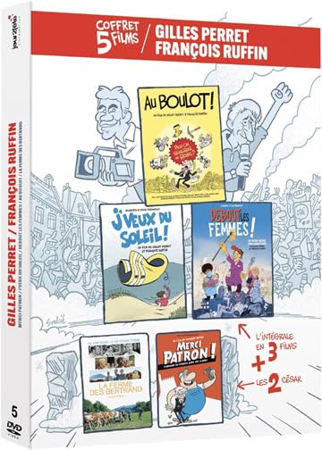 Gilles Perret and François Ruffin Collection - 5-DVD Box Set ( Merci Patron ! / J'veux du soleil / Debout les femmes ! / La Ferme des Bertra [ Origine Francese, Nessuna Lingua Italiana ]