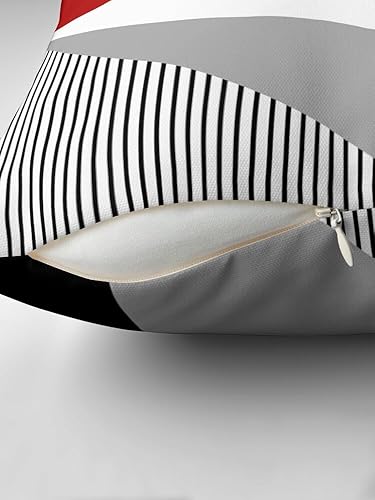 Miniatura 2 de Almohada de geometría moderna, funda de cojín moderna de lujo, funda de almohada decorativa para sofá, sala de estar, dormitorio, personalizado 56