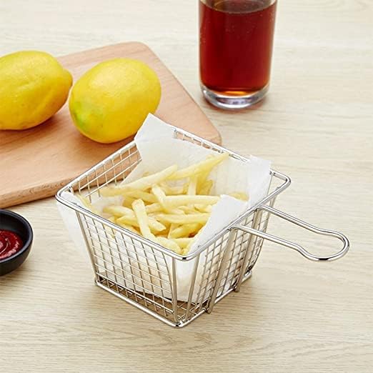 See full amazon price history chart for Matfa Potato Chips French Fries Fry Basket Momos Fried Food Basket, Strainer, Stainless Steel Mini Food Fryer Basket Snack Fries Basket Serving Basket Kitchen Cooking Utensils (Square Basket) Matfa Potato Chips French Fries Fry Basket Momos Fried Food Basket, Strainer, Stainless Steel Mini Food Fryer Basket Snack Fries Basket Serving Basket Kitchen Cooking Utensils (Square Basket) (B0CSKFGHCF) Amazon Price History, Amazon Price Tracker