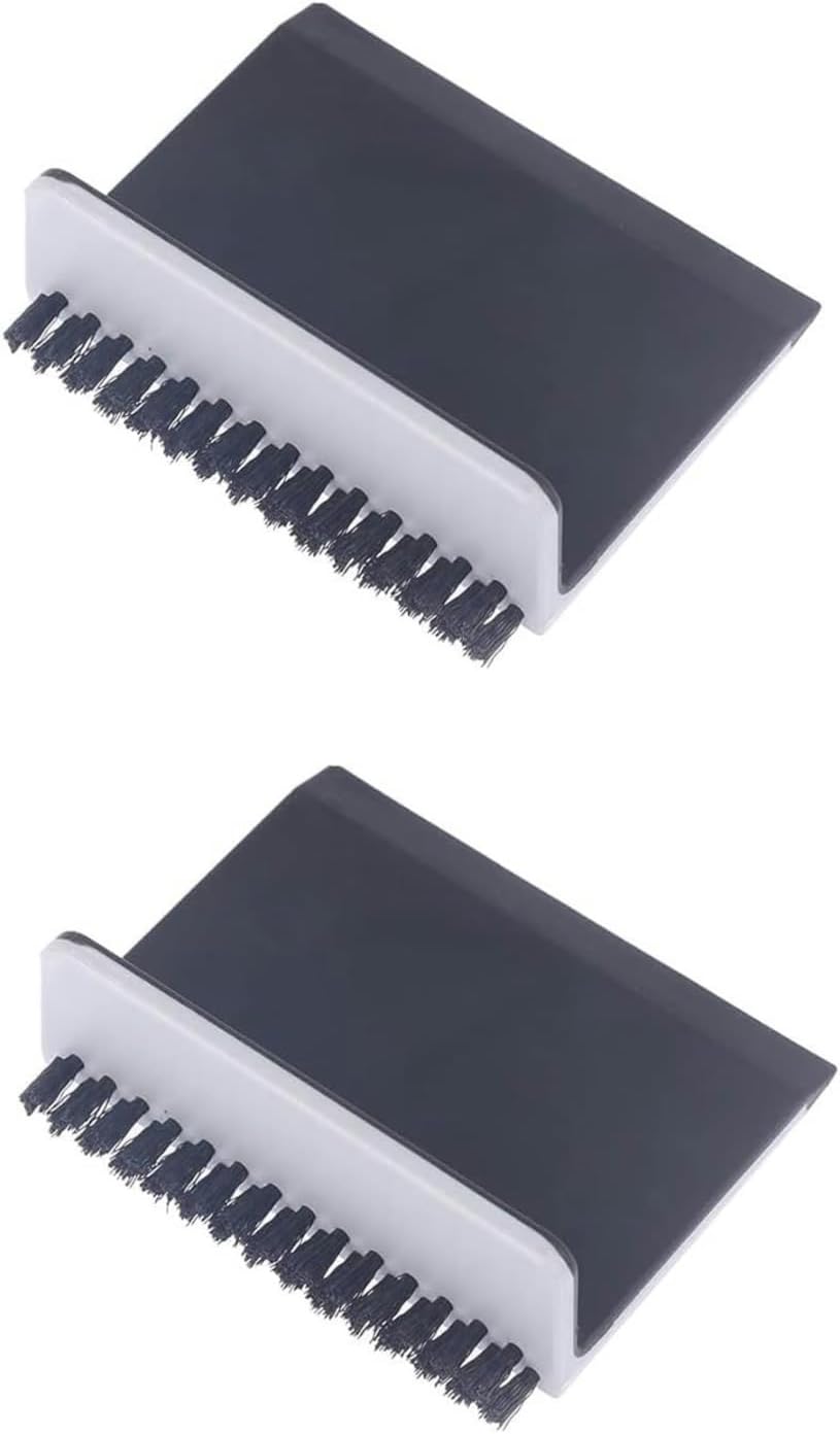 2 Pcs Black Kitchen Sink Squeegee Cleaner Countertop Brush Wiper Vegetable Cleaning Brush Wiper Home Kitchen Tool Accessories Fruit and Vegetable Cleaning Brushes
