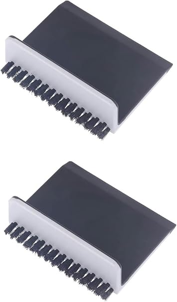 2 Pcs Black Kitchen Sink Squeegee Cleaner Countertop Brush Wiper Vegetable Cleaning Brush Wiper Home Kitchen Tool Accessories Fruit and Vegetable Cleaning Brushes