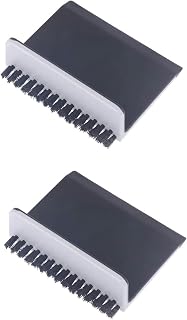 2 Pcs Black Kitchen Sink Squeegee Cleaner Countertop Brush Wiper Vegetable Cleaning Brush Wiper Home Kitchen Tool Accessories Fruit and Vegetable Cleaning Brushes