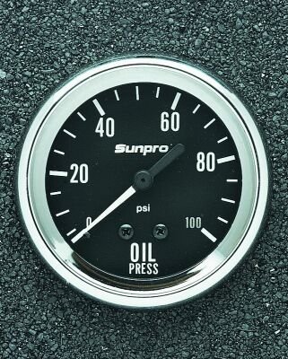Sun Elect CP8061New Pro 2-5-8 Mechanical Oil Pressure Gauge