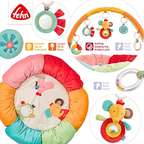 Fehn 3D-Activity-Nest Safari – Weicher Spielbogen für Babys – Ansicht 5
