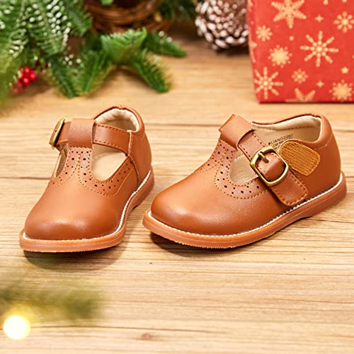Image of Otter MOMO Toddler /Little Girls Mary Jane Slip-on School Uniform Party Dress Shoes