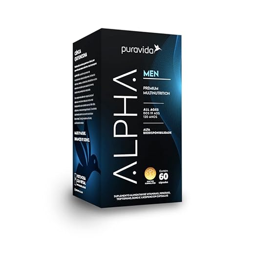 Alpha Men Novo (60 Cápsulas) - Pura Vida