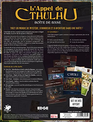 Jeu de rôles Asmodee 'appel de Cthulhu Boîte de Base - vue 4