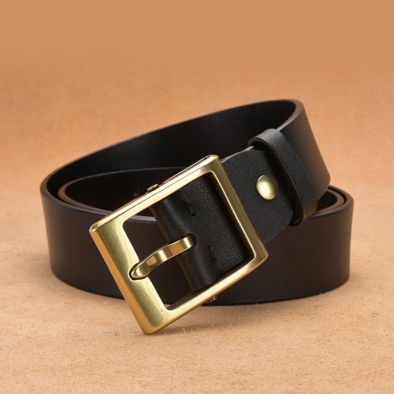 JSEIAJB Layer cow belt men's genuine leather waist leather casual belt2