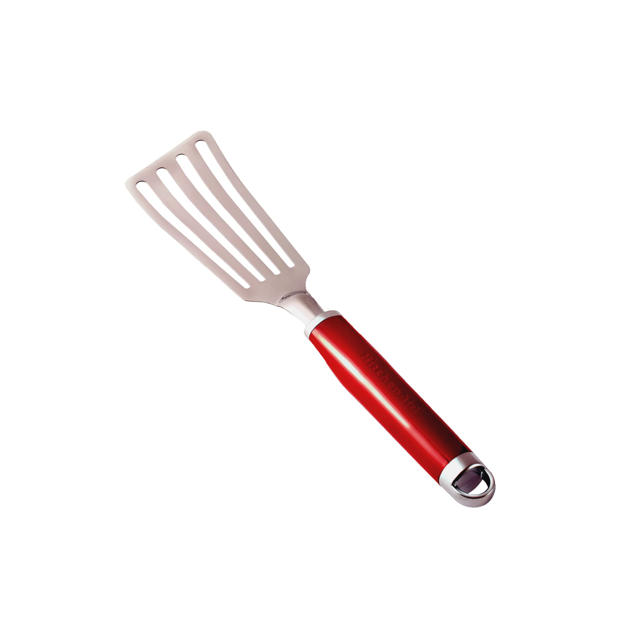 KitchenAid Flex Turner, Stainless Steel Slotted Fish Slice, Empire Red