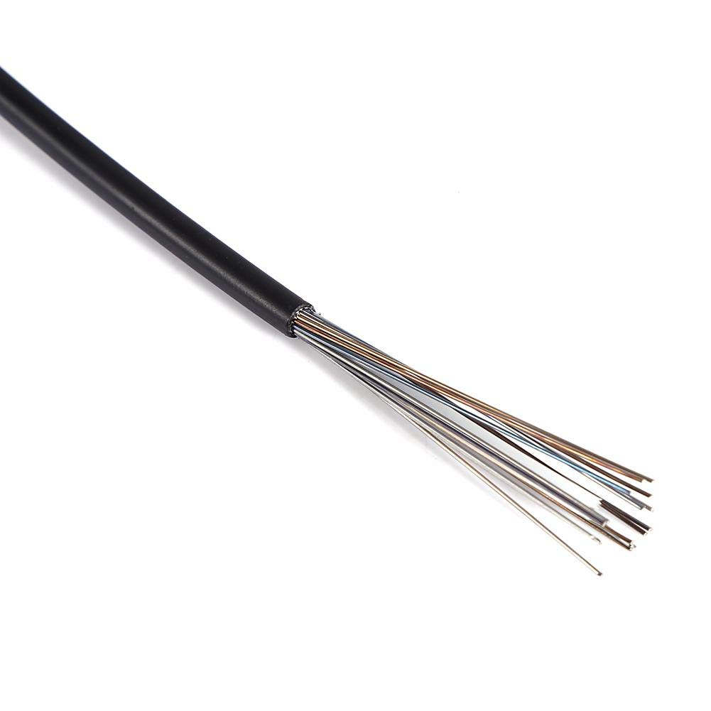 Keenso Cavo del Cambio per Bicicletta, Cavo del Cambio per Ciclismo sostituibile da 2 m Tubo Flessibile in Gomma in Acciaio PVC Cavo Freno anticorrosione