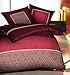 Kaeppel Fein Biber Bettwäsche Destination Rot Bordeaux Sand, Größe:135x200cm Bettwäsche