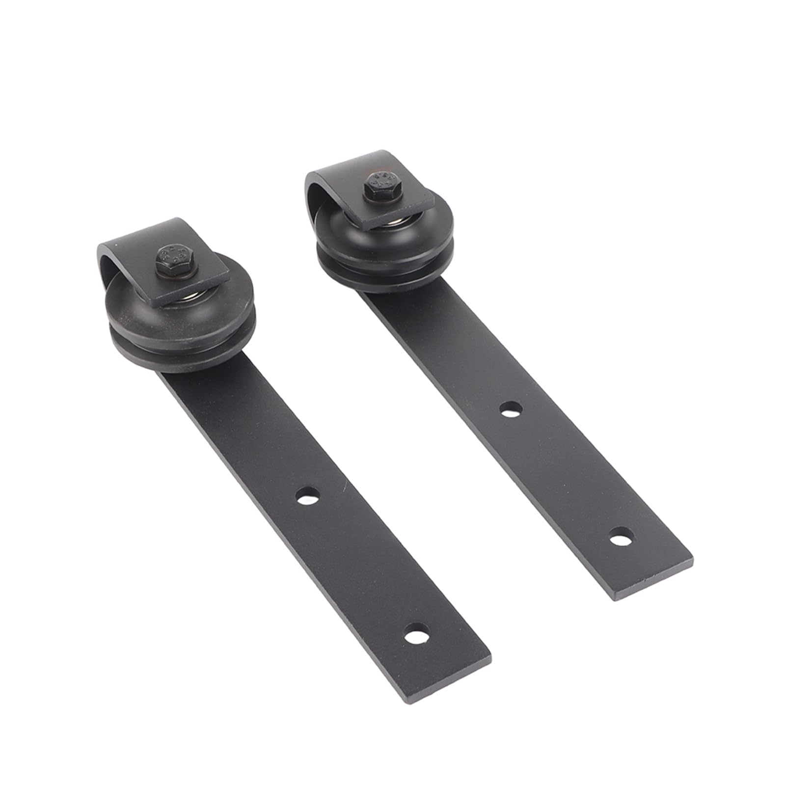 Kit Hardware per Porta del Fienile Scorrevole, Robusto e Resistente, da 6,6 Piedi, Senza Intoppi e Silenziosamente, Facile da Installare, Include Istruzioni di Installazione