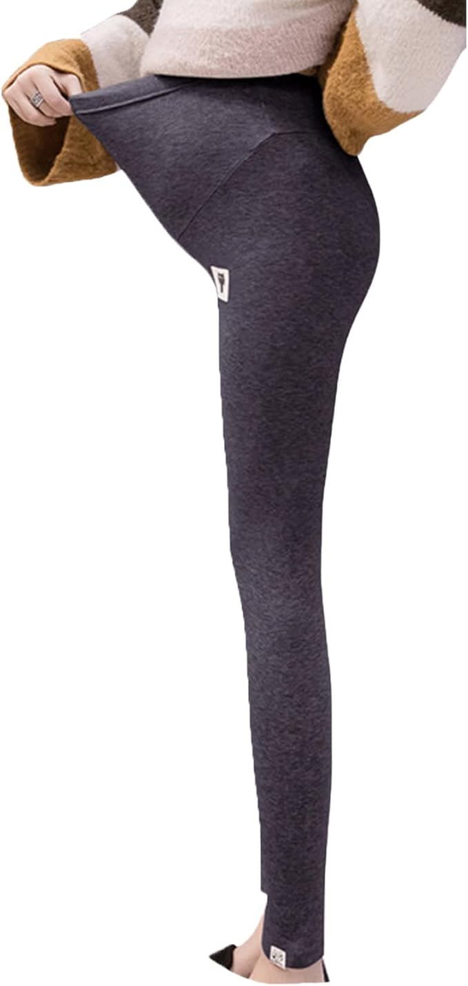 Leggings Premaman Invernali In Pile - Morbidi, Elastici, Sopra La Pancia, Taglie Da M A XXXL - Foto 12