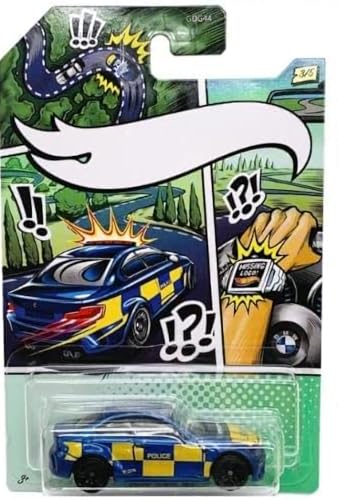 Hot Wheels Police Pursuit Comic Missing Logo Art Variant 5-Pack miniatura 5