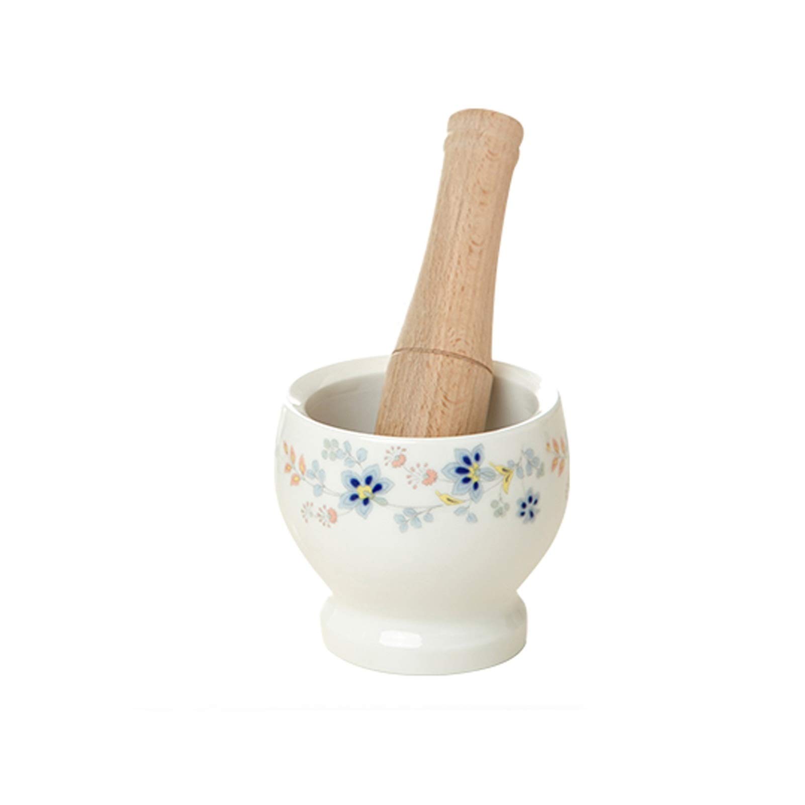 ArinkO Set mortaio e pestello in porcellana per macinare erbe e spezie, accessorio da cucina per la cucina casalinga, utensile da cucina essenziale (Colore: A)
