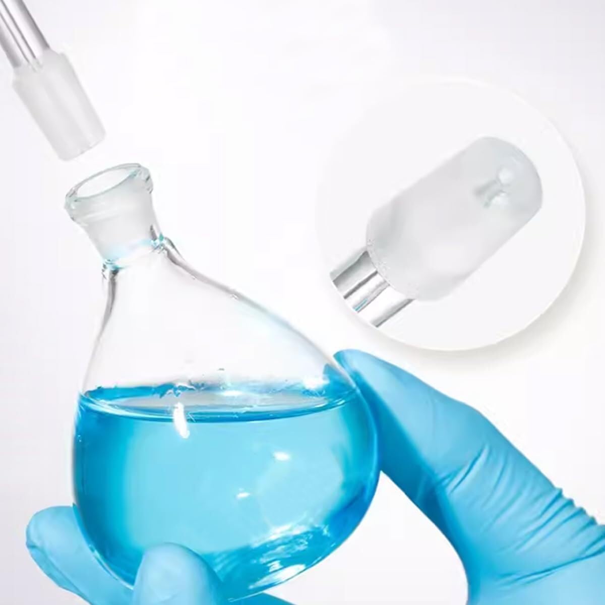 Botella de Densidad Específica Picnómetro - 100ml para Medir Densidad Líquida en Laboratorio, Vidrio Borosilicato 3.3(250ML)
