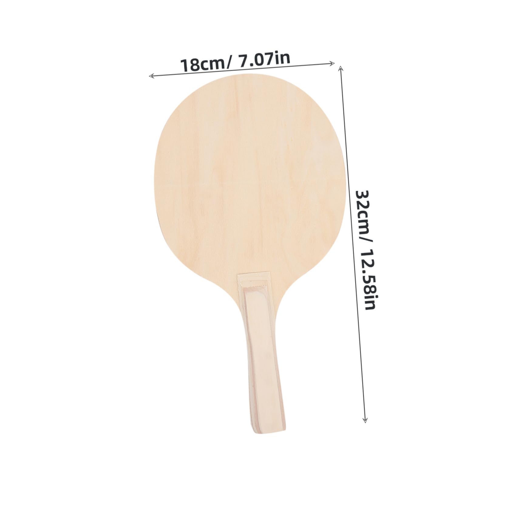 Mikikit 4Pcs Outdoor Beach Rackets Lightweight Wooden Badminton Paddles for Fun Beach Ball Games for Parks Vacations and Backyard Activities Present for Teens