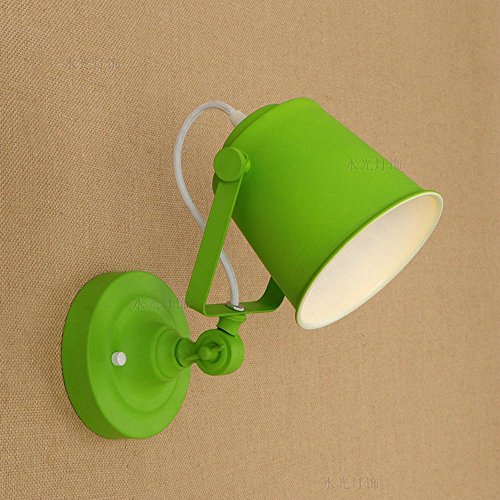 Linterna de pared de hierro ajustable y duradera para restaurante y almacén 4