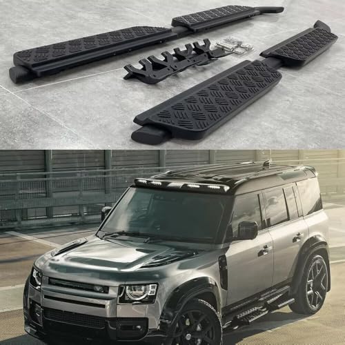 Estribos para Land Rover Defender 2020-2025 negros