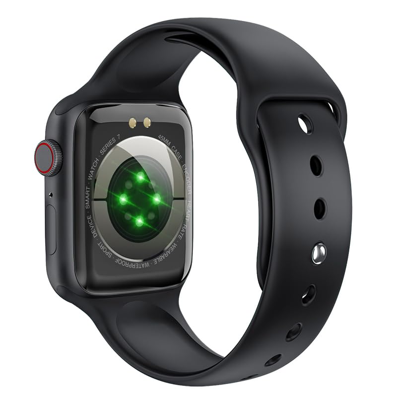 Back of HOCO Smart Watch Y5 showing heart rate sensors and charging contacts