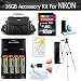 16GB Accessory Kit For Nikon Coolpix L330, L340, L310, L810, L820, L620, L830, L840 Digital Camera Includes 16GB Memory, Case, Tripod, 4 AA High Capacity NIMH Rechargeable Batteries + Charger + More