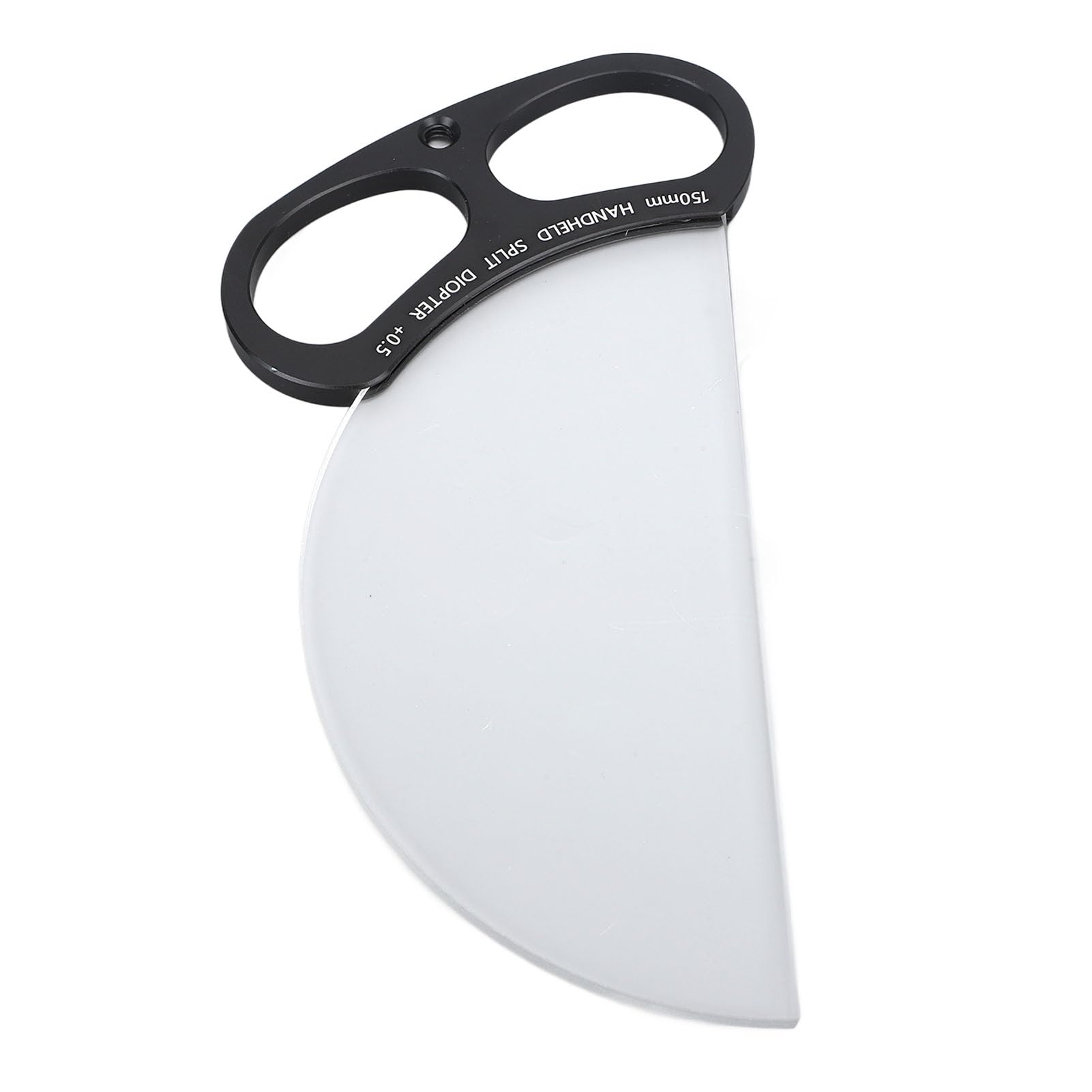 150mm Handheld Split Diopter Filter Lens, Special Effects Film Prism Filter for Creative Photography, DSLR Accessory Photography Foreground Blur Film Television Props Glass Prism