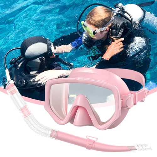 Máscara de silicóna panorámica y equipo de buceo para exploración marina 7