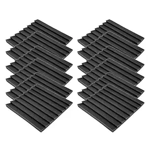 Good Performance Soundproofing Panels, Acoustic Foam Panels, Durable Adjustable Strong for Home Theaters Recording Studios(blue)