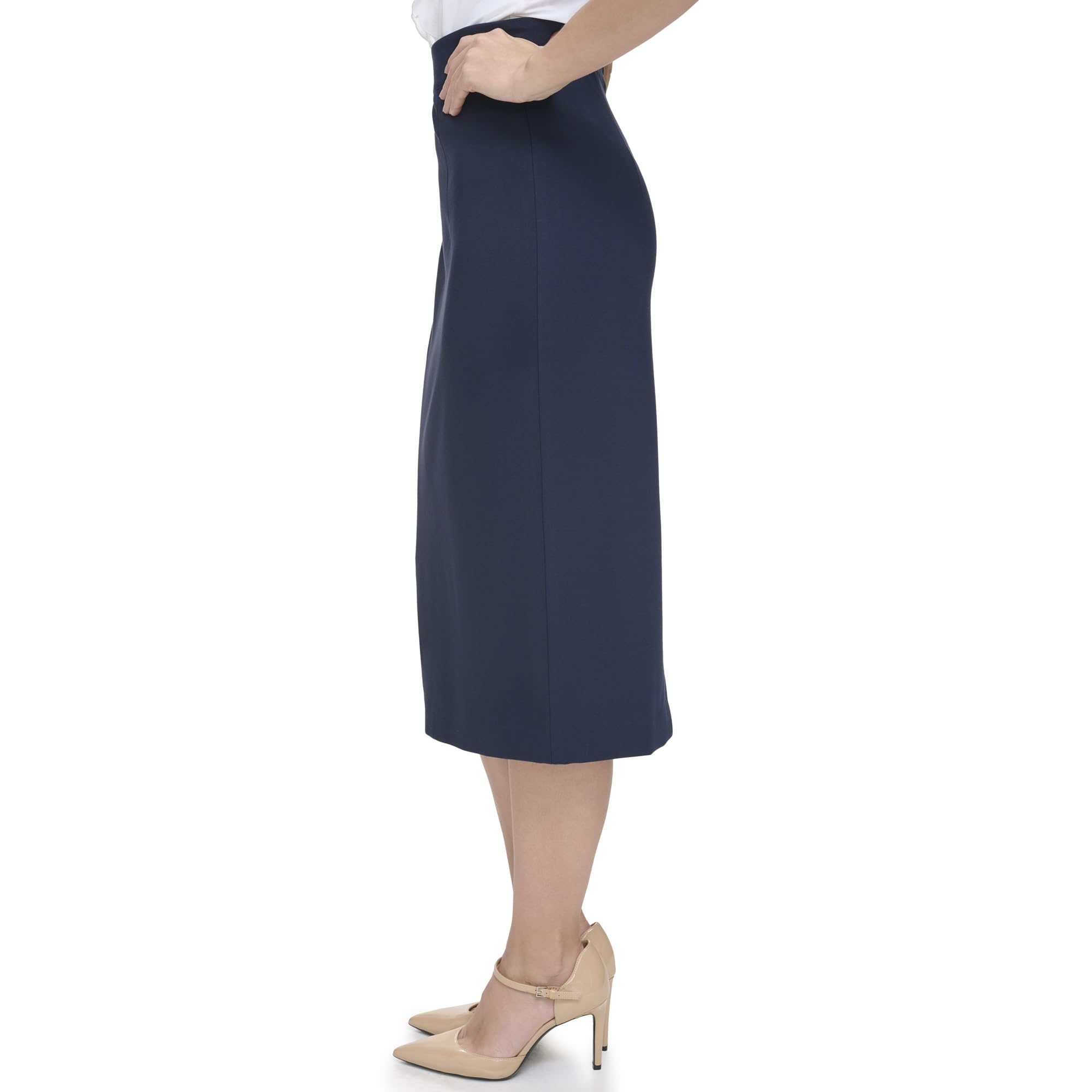 Tommy Hilfiger Damen-Midi-Rock Ponte