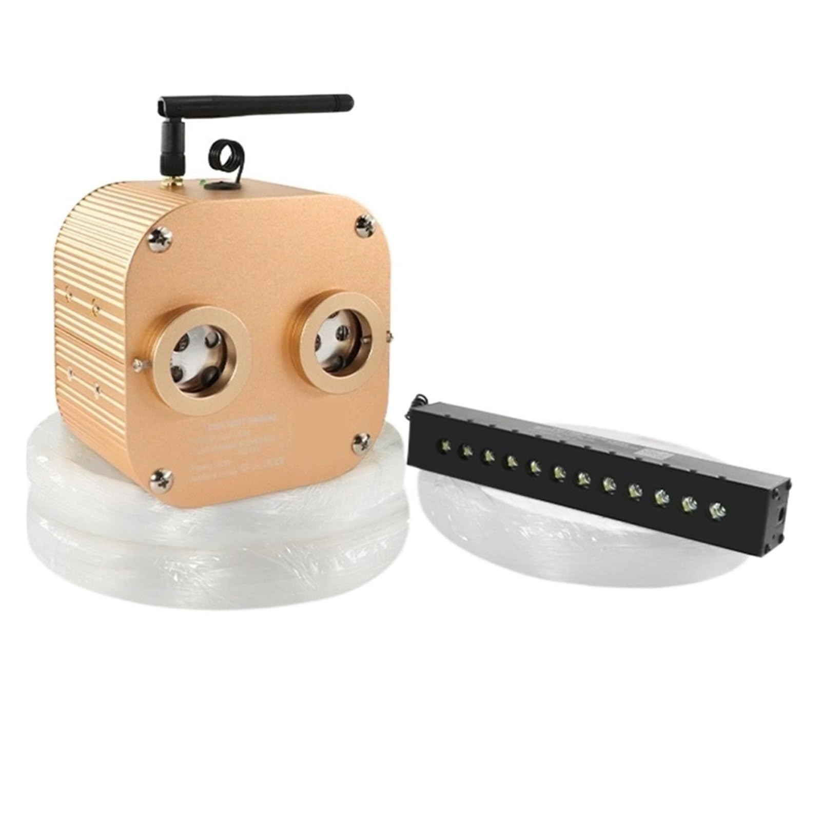 20W Meteor Twinkle Samochód Gwiazda Oświetlenie Dachowe Gwiaździste Niebo Lampa Sufitowa Romantyczne Oświetlenie Wnętrza Auta Lampy Gwiazdki LED Oświetlenie Światłowodowe(Mixed 900 4m 200 4m)