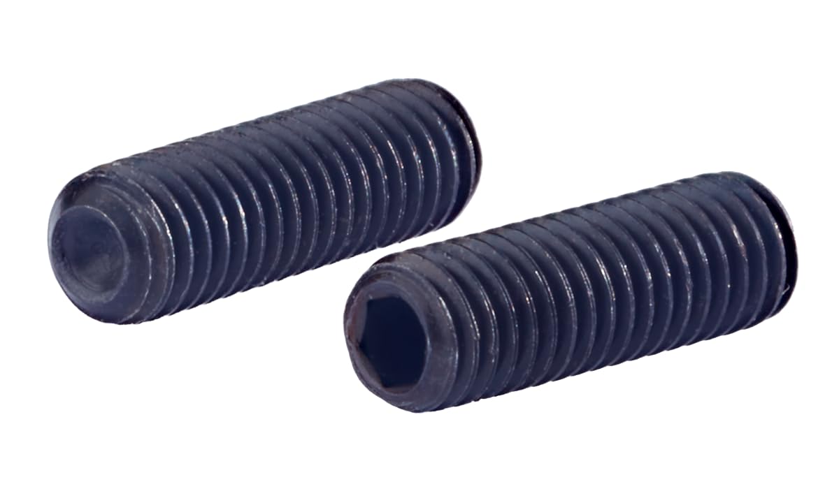 M4-0.7 x 5mm Cup Point Socket Set Screws, Alloy Steel, 100 Pack