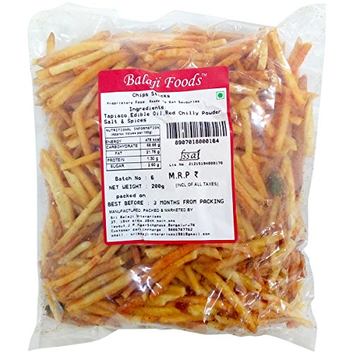 Image of Balaji Foods Snacks - Chips Sticks, 200g Pouch