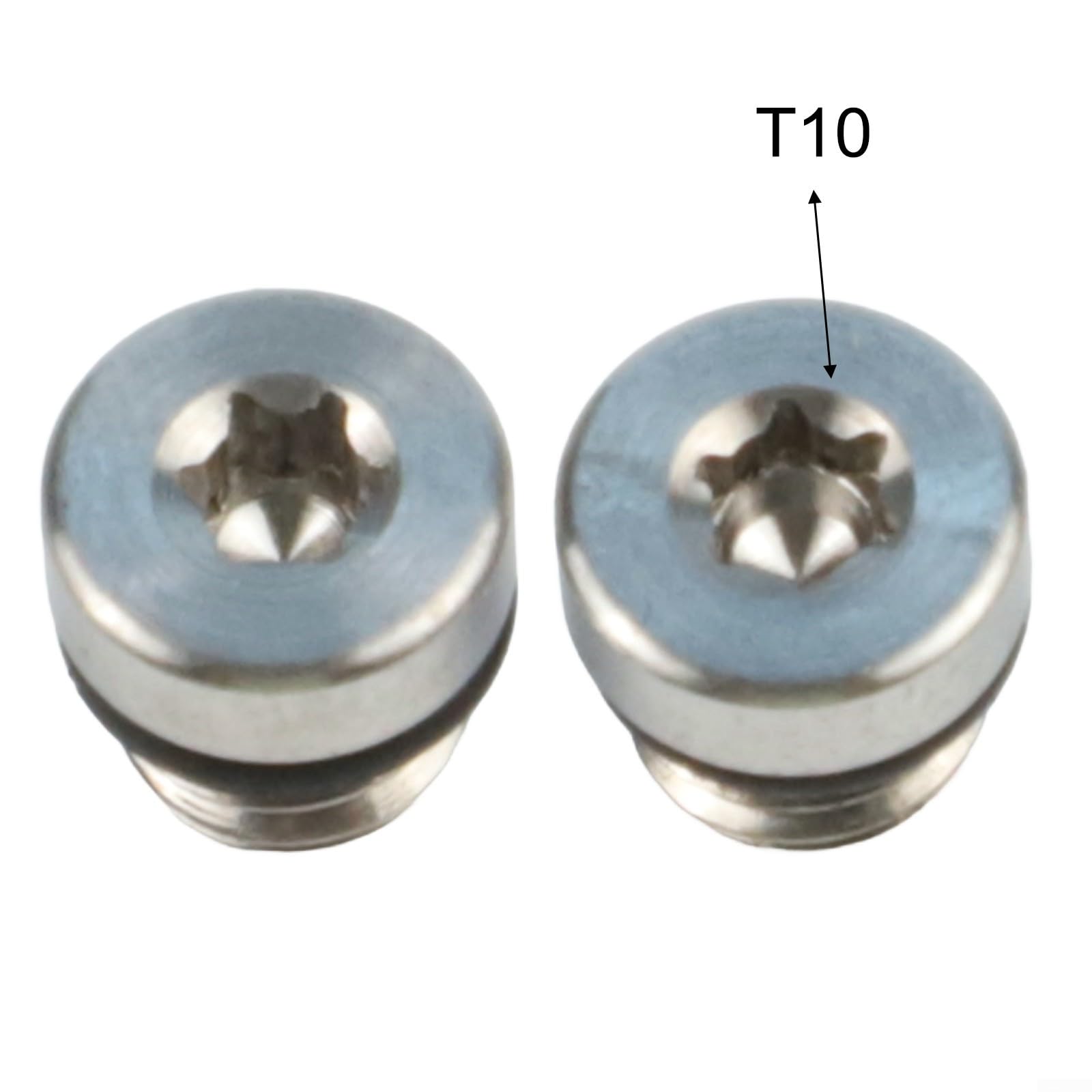Viti di spurgo in metallo di alta qualità per sistemi frenanti Sram Guide e Code Brake con struttura resistente alla ruggine e trasmissione Torx K10 color argento