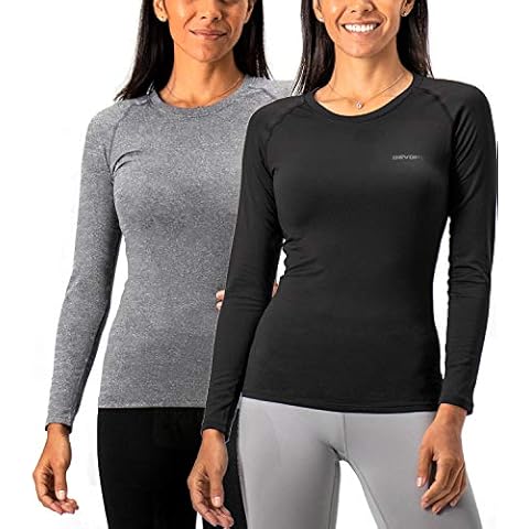 DEVOPS Women's Thermal Long Sleeve Baselayer Tops Cover