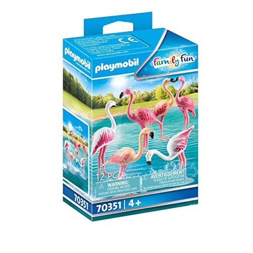 Playmobil Groupe de Flamants Roses Multicolor 70351