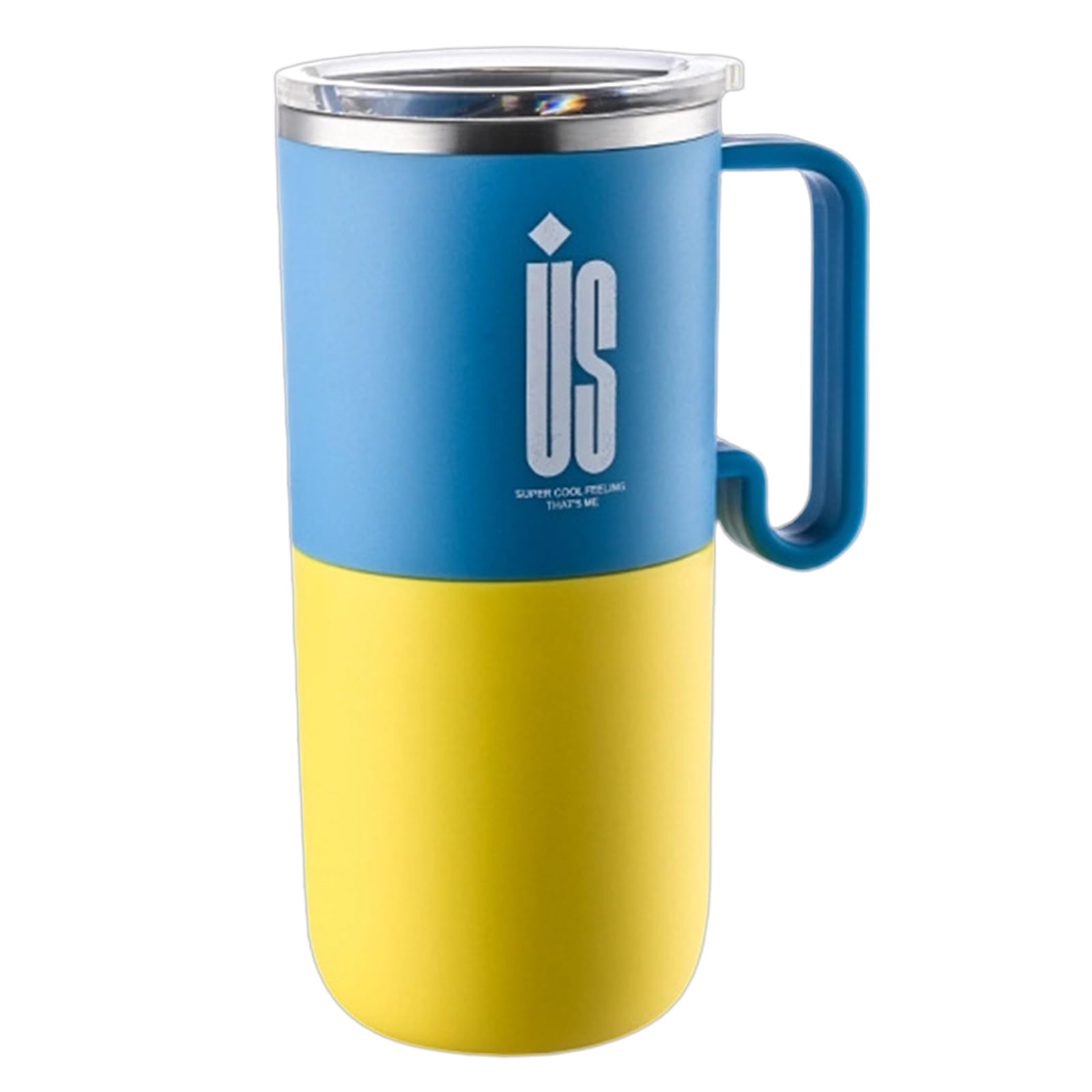NVOQILIN Insulated 600ML Stainless Steel Coffee Cup with Lid Portable Drinkware Perfect for Offices or Outdoor Use Permanent Rustless Glass