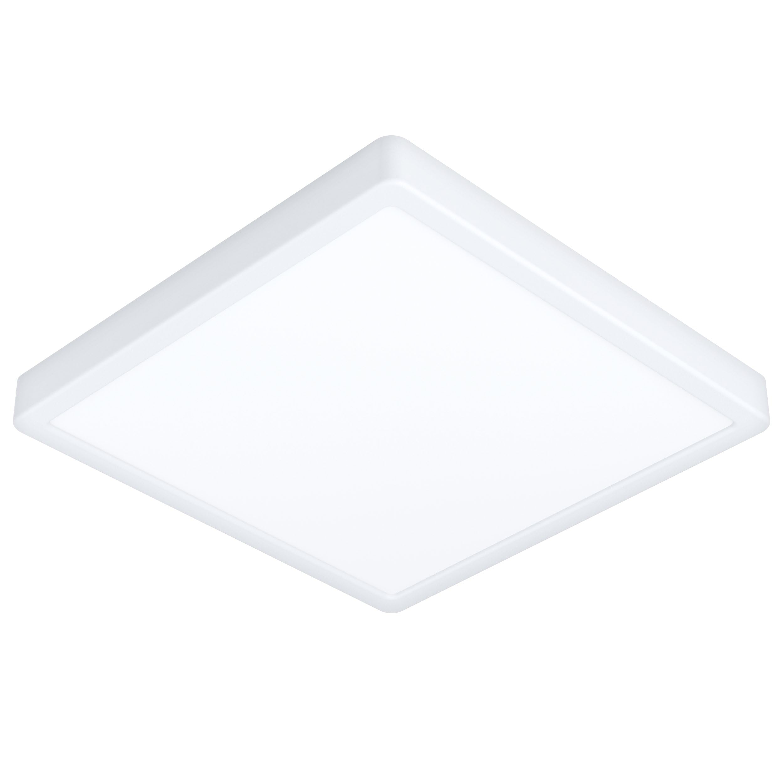Eglo White Connect.z Smart Home Led Bathroom Ceiling Light Fueva 6-Z, Zigbee, App & Alexa Voice Control, Warm -Cold Rgb, Dimmable, Ip44, 29X29 Cm